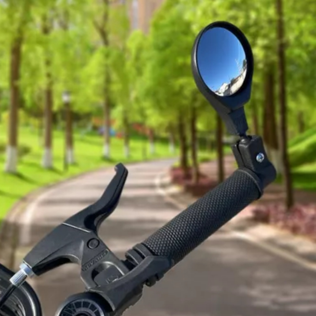2 Peças Bicicleta Espelho Retrovisor Ajustável MTB Ferramenta De Segurança Para De Estrada