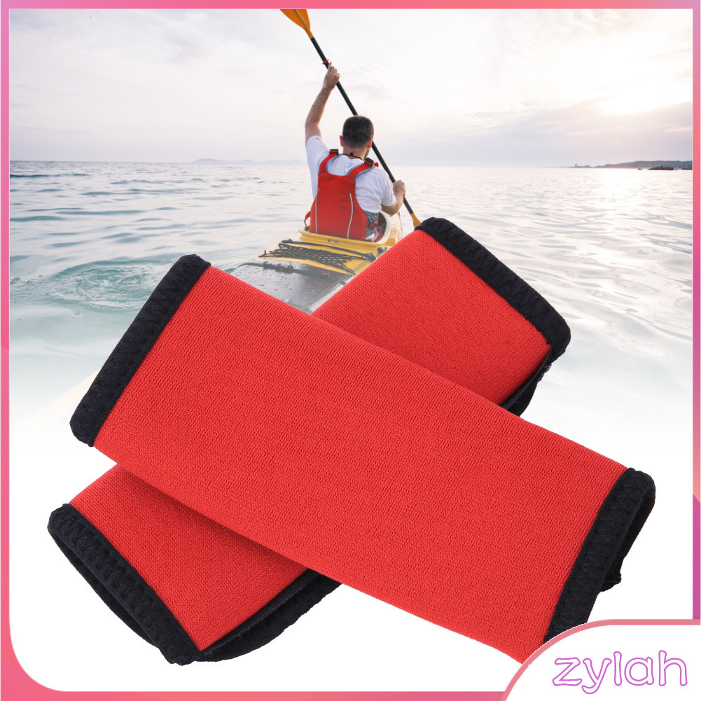 zylah.br SUNGOOYUE 2 PCS Antiderrapante Neoprene Kayak Paddle Grips Barco Anti-Skid Canoe Paddle Holder Acessórios