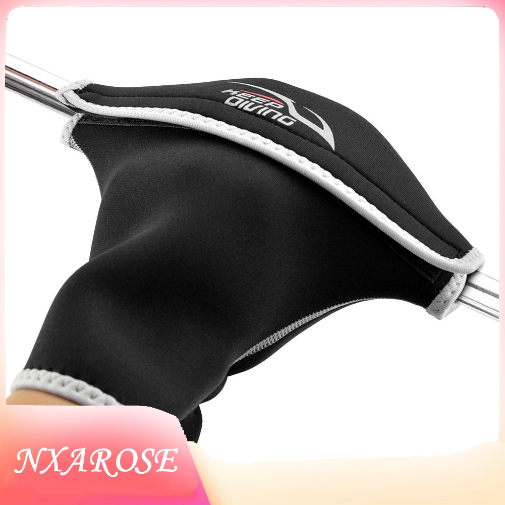 nxarose 3mm Neoprene Paddle Luvas Resistentes à Água Mitts Kayak Remo para Canoa Barco Inflável