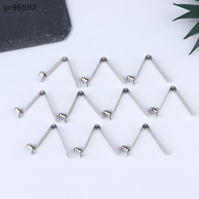 [ljc] 10 Unidades V Snapshot Lo The Kayak Paddle Plate Tent Pole Single/Double-Button Flo Clipe De Mola De Posicionament