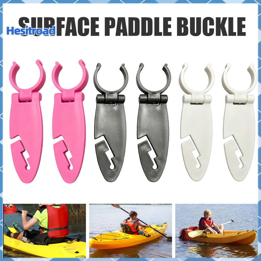 1 Pair 3d Printed Kayak Paddle Grip with Clip Lightweight Secure Shaft Holder for Canoe Kayaking Water Sports Accessory