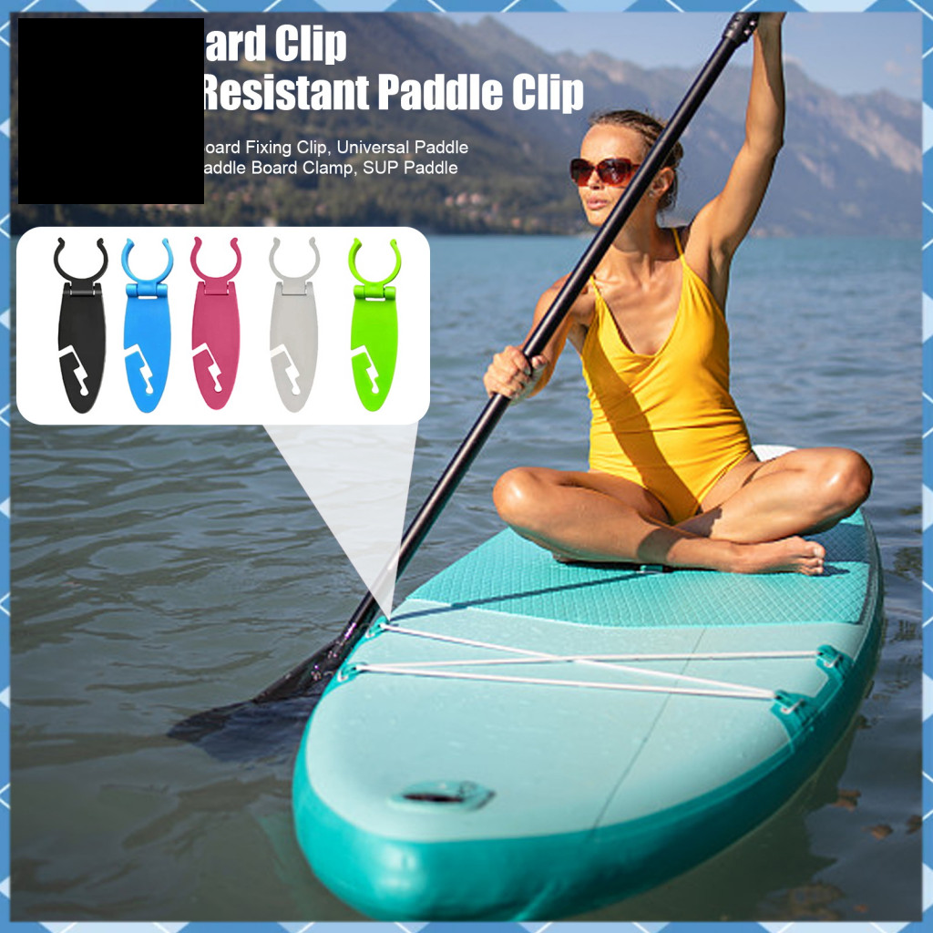 2/4pcs Universal Kayak Paddle Board Fixing Clips – Durable Plastic Sup Holders Secure Clamps for Stand Up Paddleboard