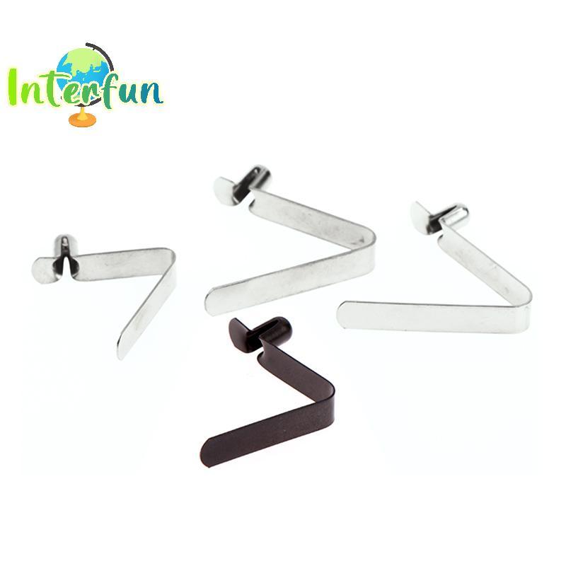 [InterfunB] 10 Unidades Snap Loing Kayak Paddle Spring Clip Pólo De Barraca Toldo De Botão Único Remo Tubo De Mola Em Fo