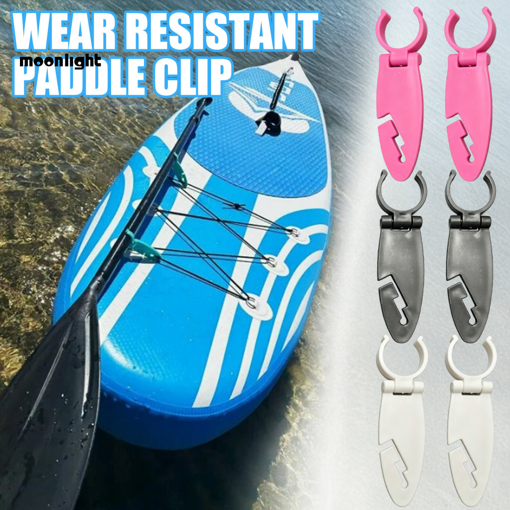 1 Pair 3d Printed Kayak Paddle Grip with Clip Lightweight Non-slip Shaft Holder for Canoe Kayaking Accessories Secure Wa