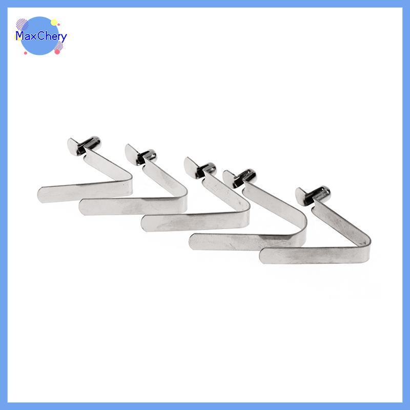 MCHY > 10 Unidades Snap Loing Kayak Paddle Spring Clip Tent Pole Toldo De Botão Único Remo Tubo De Mola Em Forma De V Cl