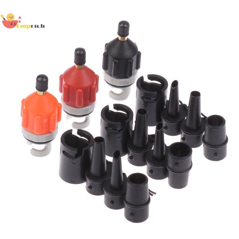 EMCH > Adaptador De Válvula De Ar Para Placa SUP Bomba Inflável Paddle Boat Kayak Pneu Conector Kit Combinado Novo