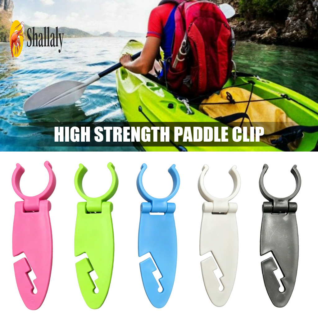 Boat Paddle Clip 2/4pcs Universal Kayak Board Fixing Clips – Durable Plastic Holders and Clamps Easy Mount Accessories