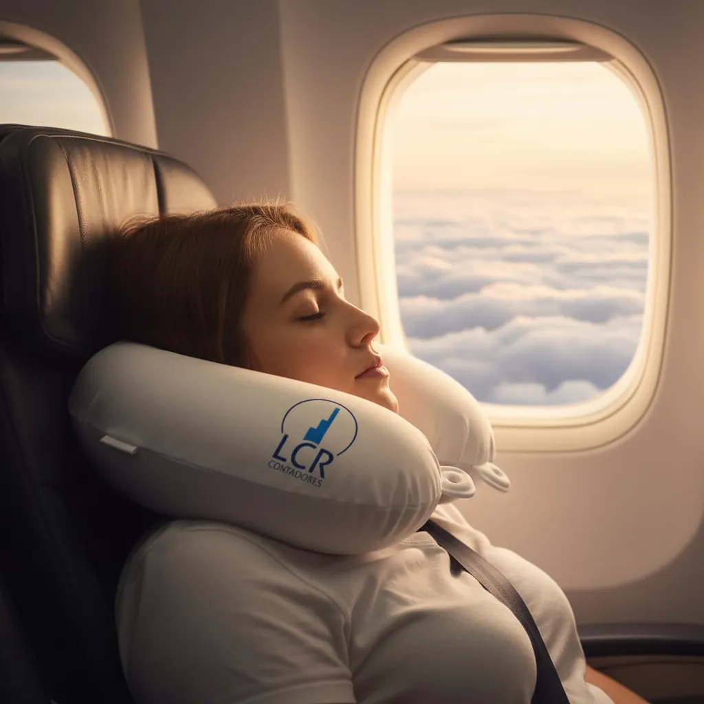 Almofada de Pescoço Personalizada, Travesseiro de Pescoço Personalizado, Almofada de Pescoço para Viagens (ATACADO)
