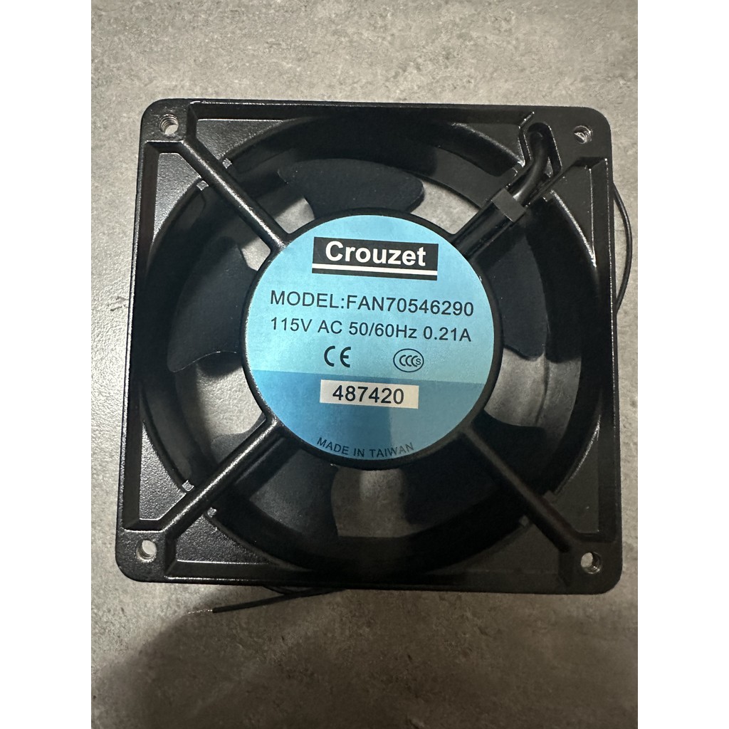 Novo VENTILADOR DE CROUZET70546290 115V 0.21 A 12038 12CM 120*120*38MM
