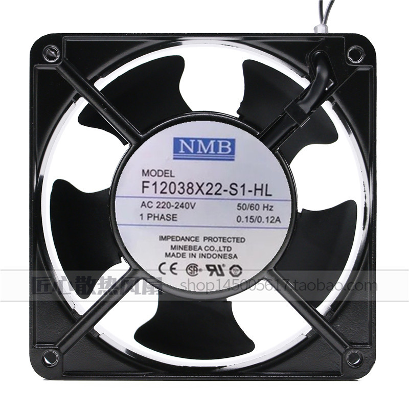 Ventilador de corrente/resfriamento Axial 220V F12038X22-S1-HL 12CM/centímetro 120 * 120 * 38MM