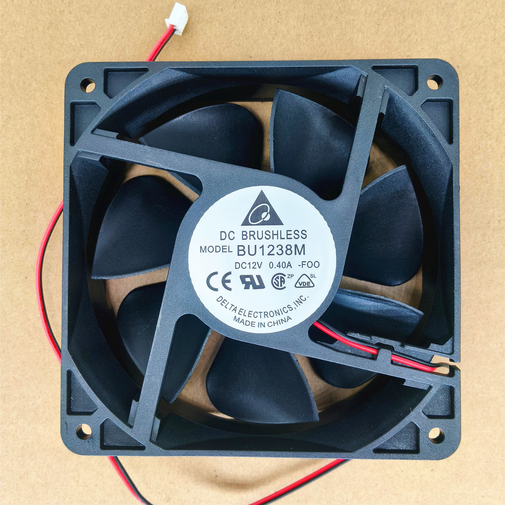Novo Delta BU1238M 12V 0.40A 12038 12CM cm 120 * 120 * 38mm Ventilador de resfriamento