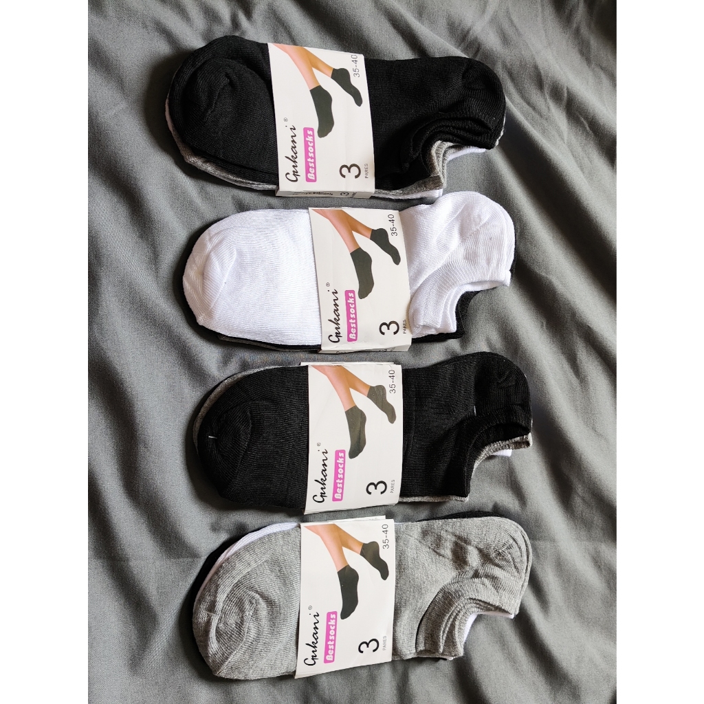kit 12 par meias feminina  cano curto Invisible
