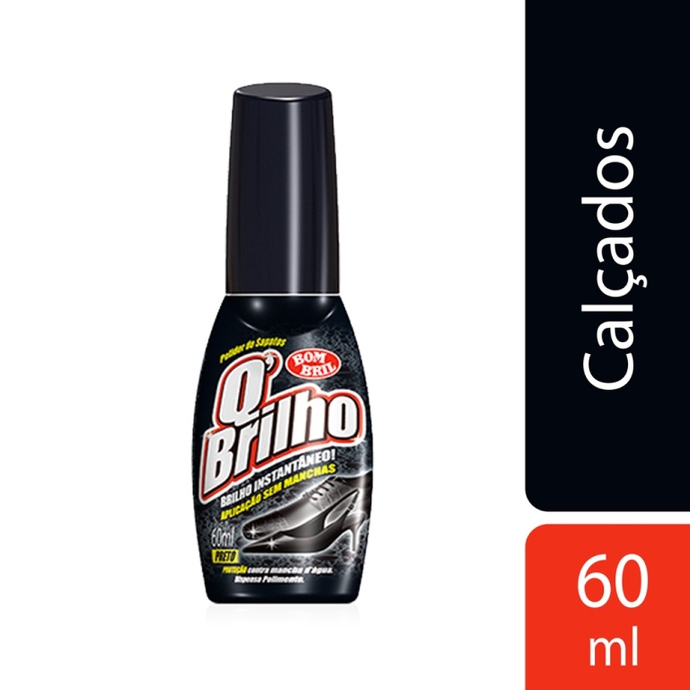 Cera Liquida para Calçados, Botinas Botas Sapato Polidor e Graxa  Tratamento Proteção Brilho Preto Marrom Incolor 60 ml