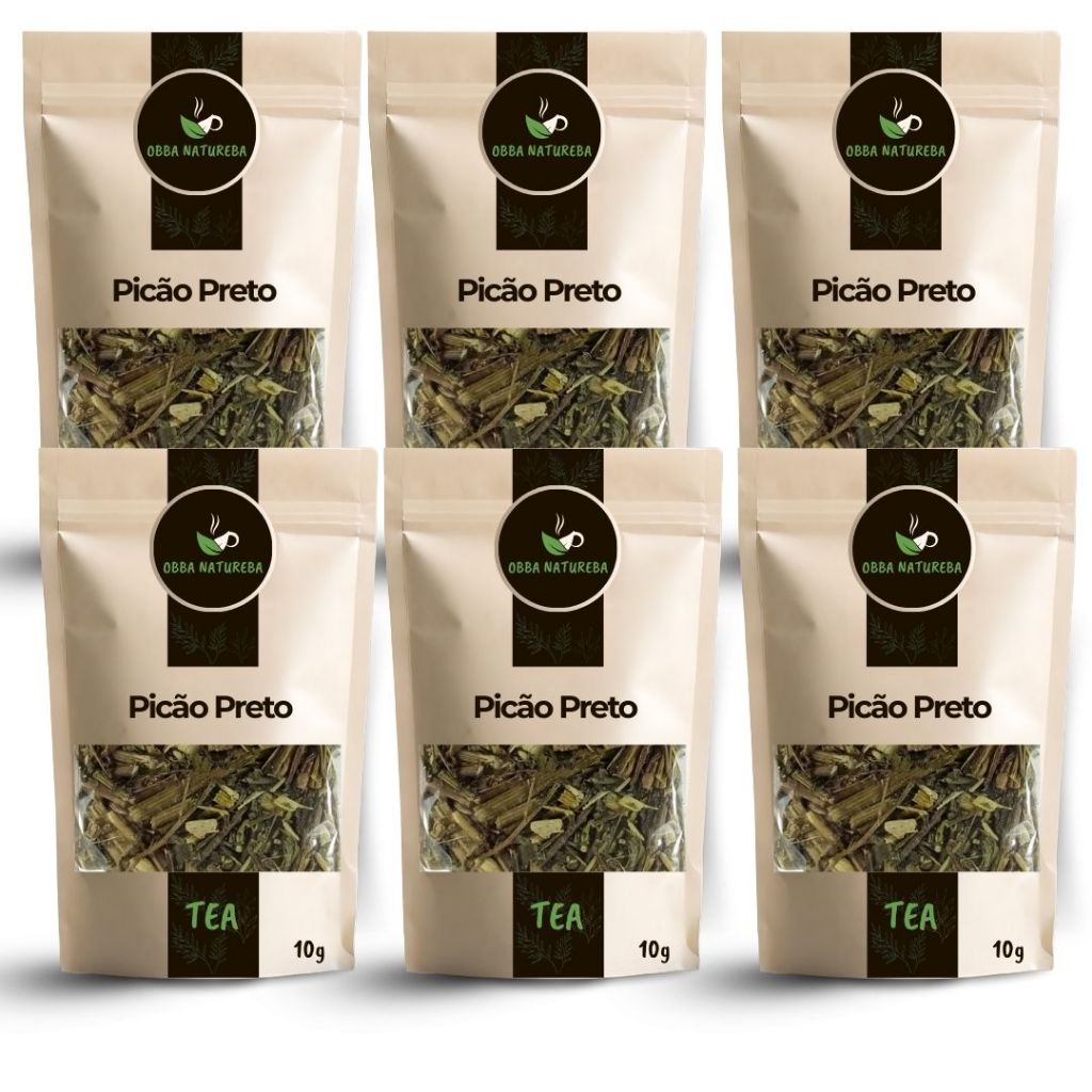 Picão Preto para Chá Pronto para Infusão Produto identificado -Com 6 Pacotes
