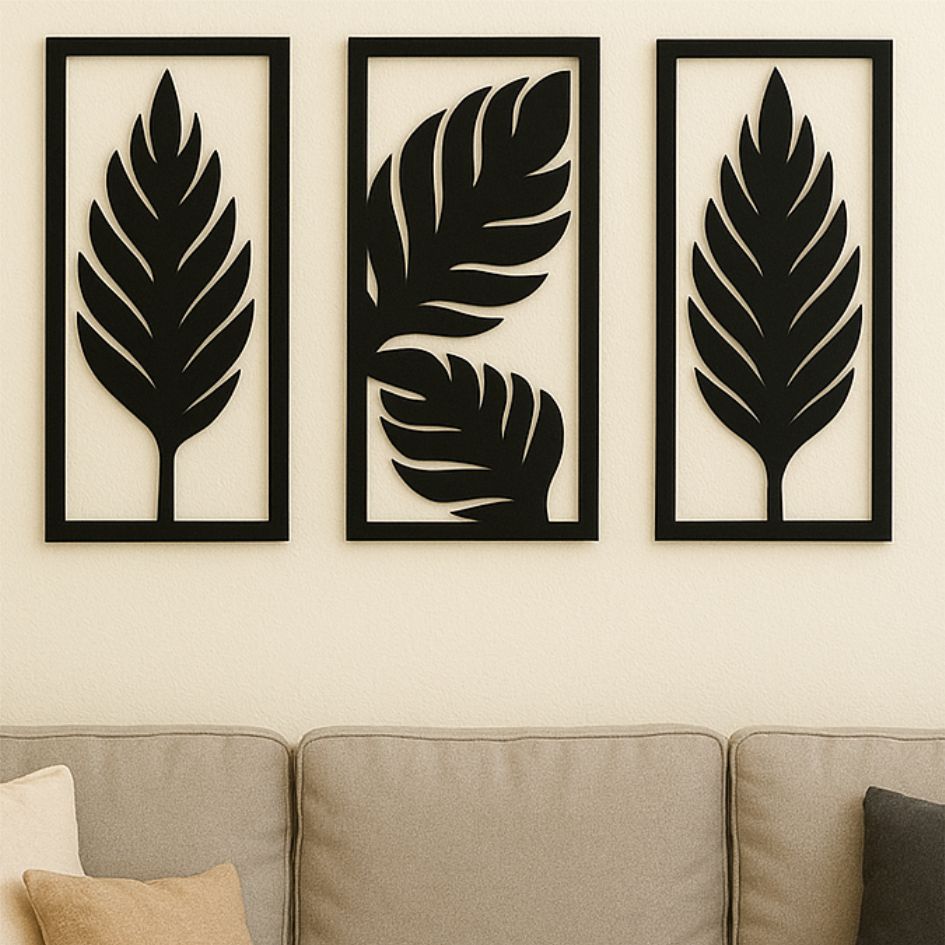 Produto Em MDF Preto Decoração Frase Quadro ou Borboleta
