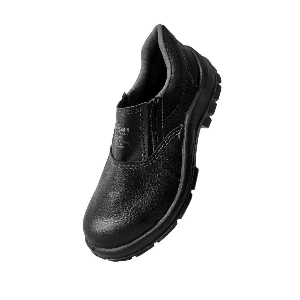 Sapato Elastico Bico Aço Preto Ca 18229 Kadesh