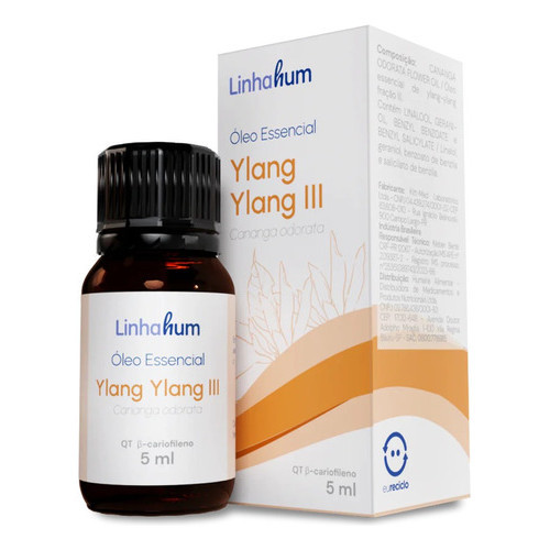 Óleo Essencial Ylang Ylang Afrodisíaco Massagem 5ml Linhahum