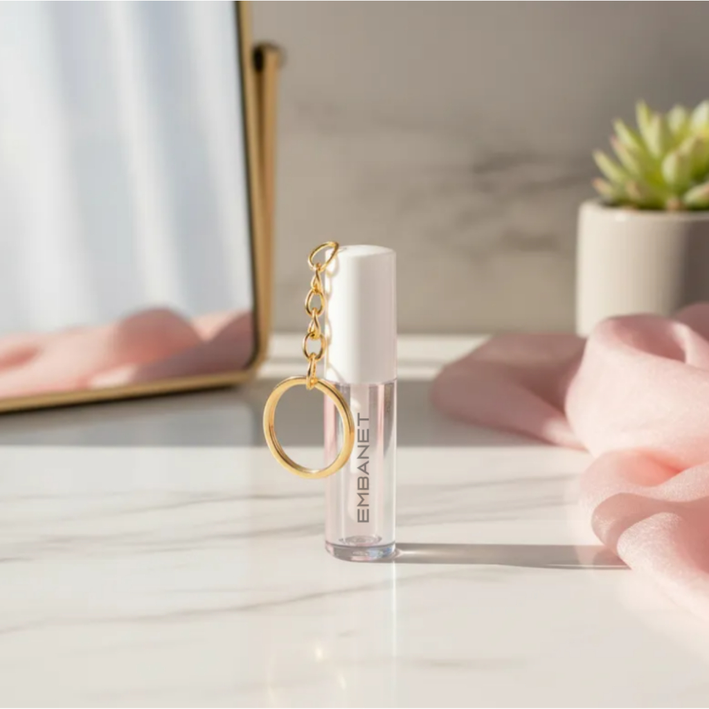 Frasco Gloss Batom Matte Líquido Lip Oil Chaveiro 2,5ml 5UND