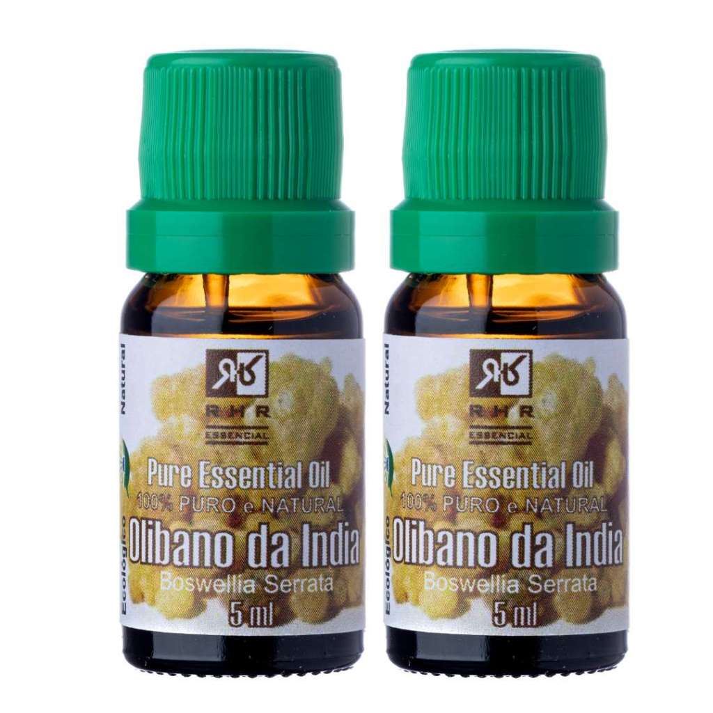Kit 2 Óleos Essencial De Olibano 5ml - 100% Puro