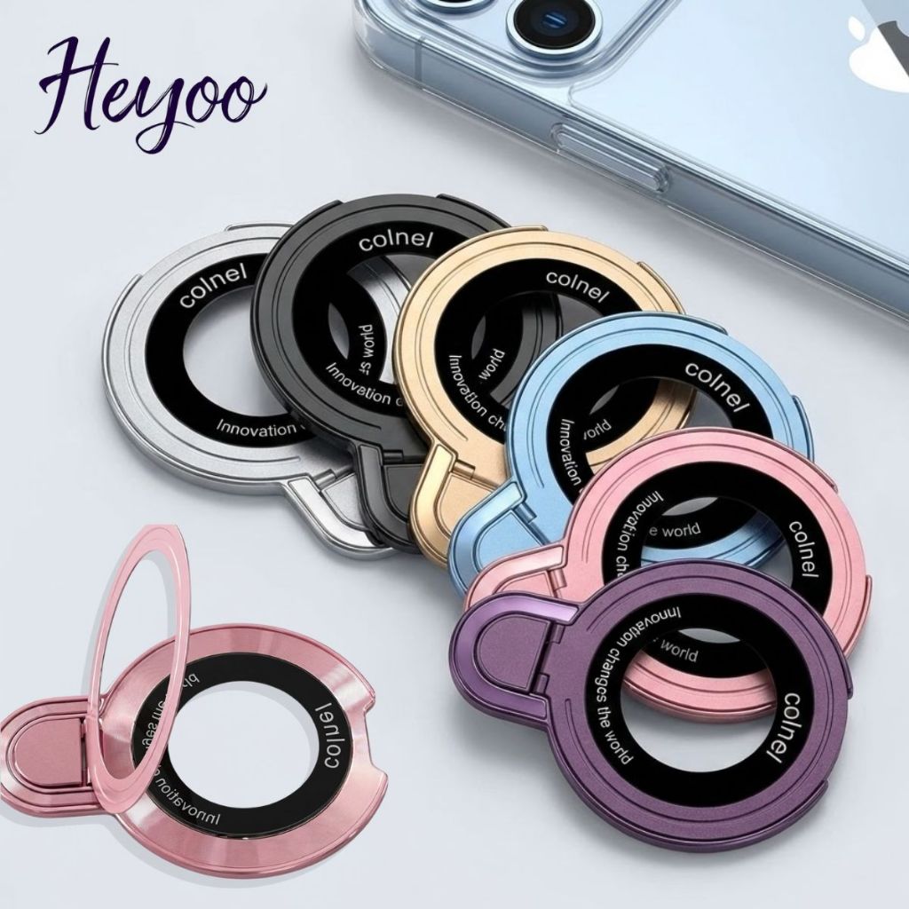 Suporte magnético para celular em forma de U, adequado para todos os modelos, rotação livre de 360°
