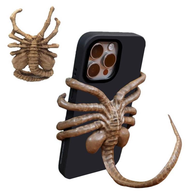 [EL-t] Suporte Para Telefone Facehugger Alien Romulus Design Em Forma De Criativo Estável Multifuncional Presentes Novo