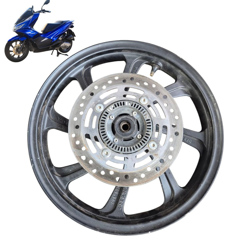 Roda Dianteira Honda Pcx 150 2019 Á 2022 Original C/Abs