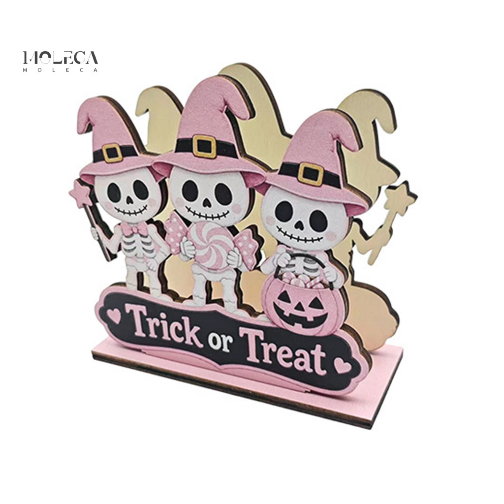 Black Cat Table Tissue Holder Cute Pumpkin Dispenser Halloween Wooden Napkin Pastel Ghost Waterproof for Kitchen