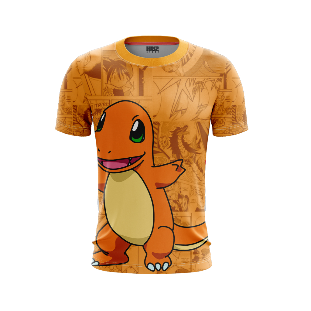 Camiseta Anime Pokemon Charmander Charizard