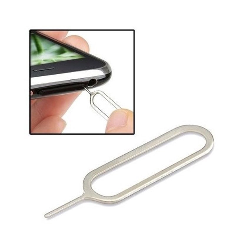 100 PCS Chave Para iPhone SIM Card Ejetor Pin Agulha Remoção Ferramentas iPhone iPad Pro Samsung LG