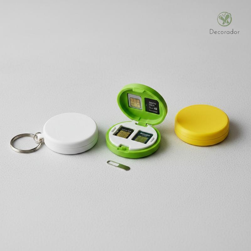 Porta-Cartões SIM E TF Impresso Em 3D Decorador Com Pino De Injeção , Estojo De Viagem À Prova De Choque