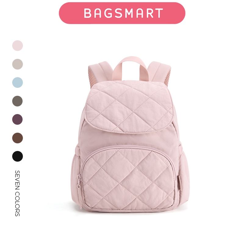 Mochila BAGSMART Mini Commute  Pequena Acolchoada Leve De Viagem Casual  Linda Bolsa De Livros Resistente À Água Para