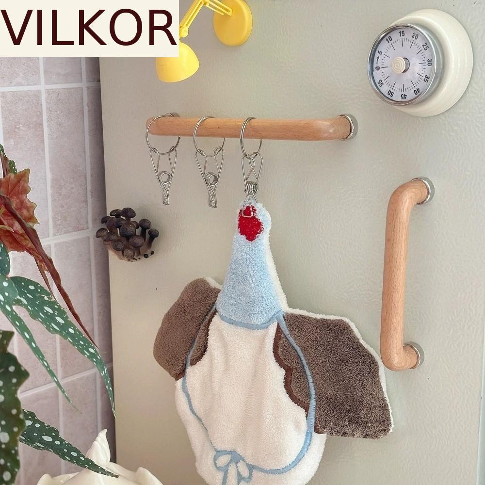 Ímãs De Geladeira VILKOR Hook Pole , Decorativa Em Forma De Alça Criativa , Estilo Artístico