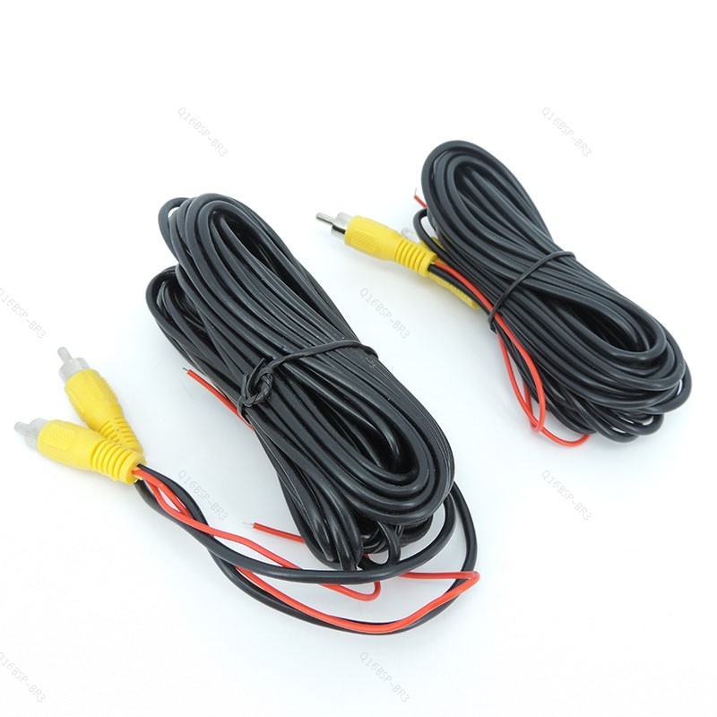 6/10/15M RCA Macho Cabo De Vídeo Para Visão Traseira Do Carro Câmera Reversa AV Extensão Fio Adaptador Backup Multimídia