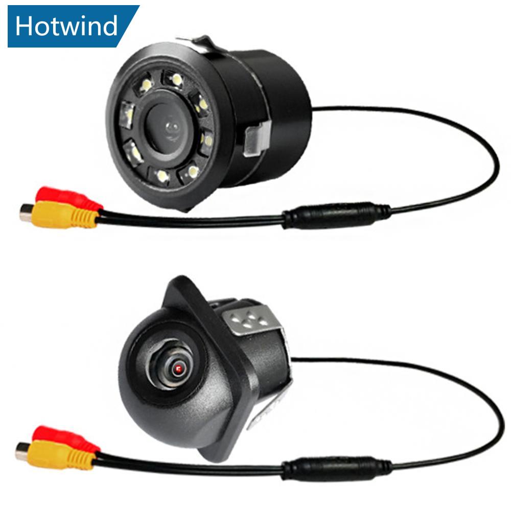 【 HW 】 Universal Câmera De Visão Traseira Do Carro Estacionamento Reverso Em Ângulo Amplo Com Ou Sem LED Monitor De Backup Automático L8S3