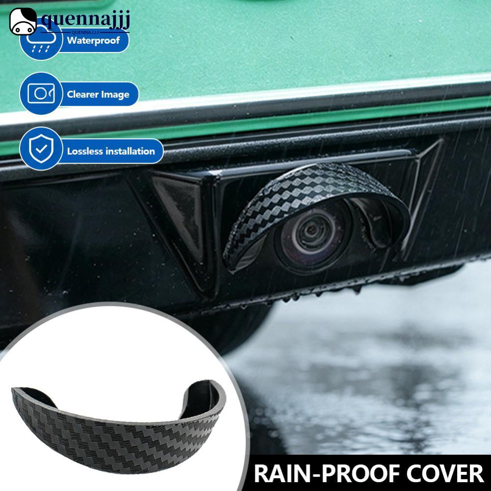 QUENNA Protetor De Lente De Câmera Traseira De Carro De Fibra De Carbono Vista Capa De Backup 360 Proteção Anti Arranhõe