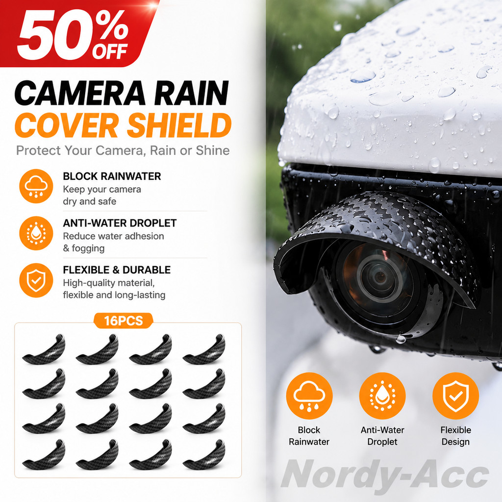Novo Protetor De Lente De Câmera De Carro , Visão Traseira , Capa Backup 360 ° Peças À Prova De Poeira D'água Anti Arran