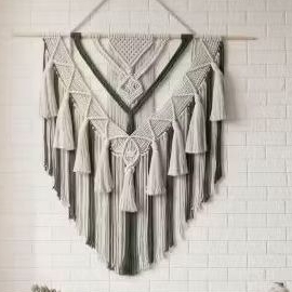 painel em macramê boho hange painel pendurado  estilo boêmio