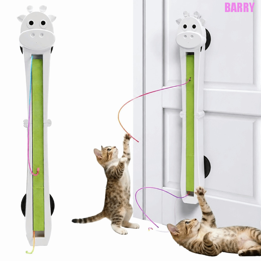 BARRY Electric Cat Teaser , Brinquedo Interativo Recarregável Para Animais De Estimação Em Movimento Automático Ajustáve