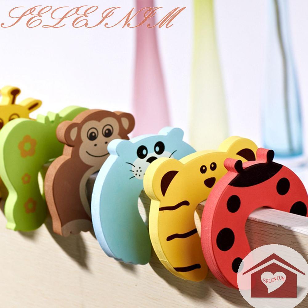 SELENIUM Door Stop Decoração Artesanato Soft Cartoon Office Home Finger Pinch Guard