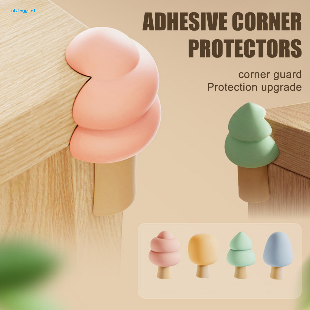 Cartoon Tree Protector Adhesive Corner Protectors 4/8pcs Baby Safety Table Edge Guards Anti-collision Self-adhesive Furn