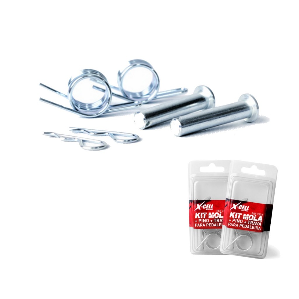 Kit Mola Pino Trava Da Pedaleira Crf 150 Crf 230 Crf 250F Xre 190 Xre 300 Xr 200 Lander