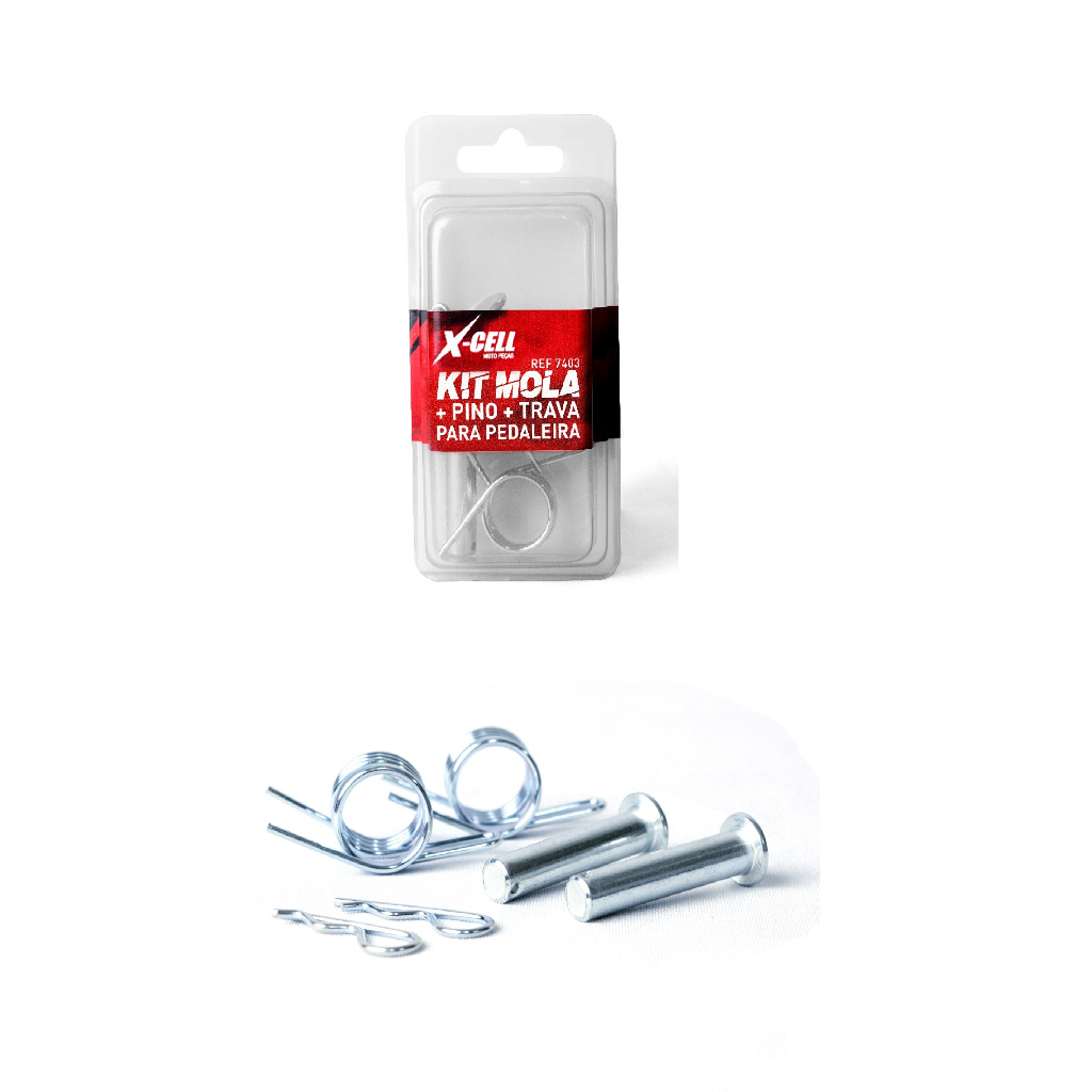 Kit Mola Pino e Trava Da Pedaleira Crf 150 / Crf 230 / Crf 250 / Xre 190 / Xre 300 / Xr 200