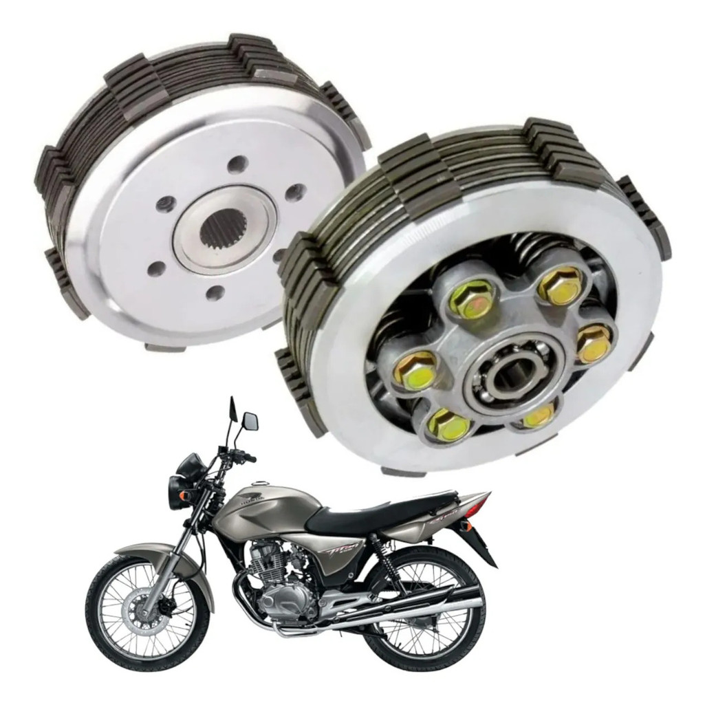 Kit Embreagem Competição 6 Molas Titan Fan Bros Xre190 Crf