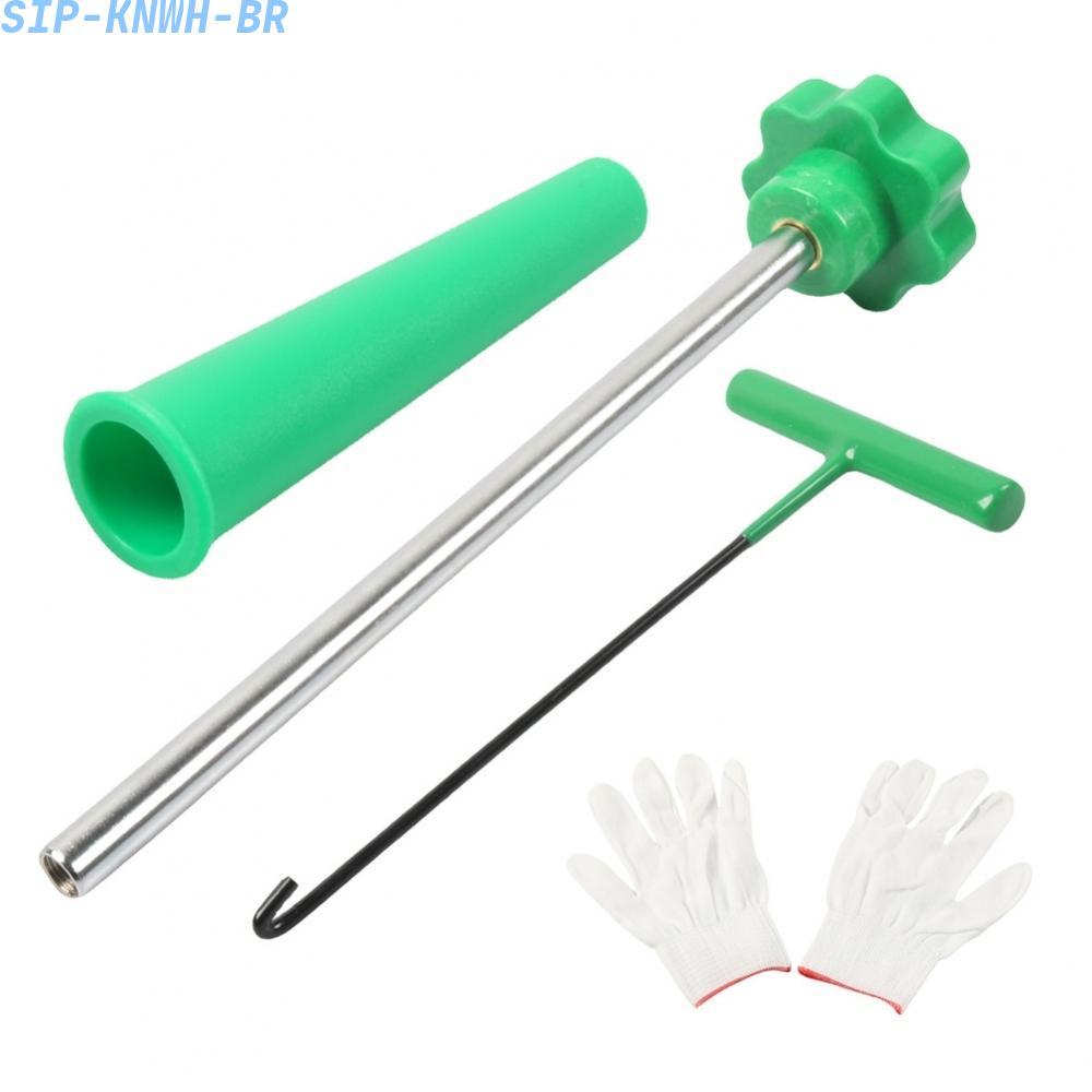 [SIP-KNWH-BR]Valve Core Repair Tool Kit 22 PCS Green Handle for Car Motorcycle and ATV Valves-New In 11-