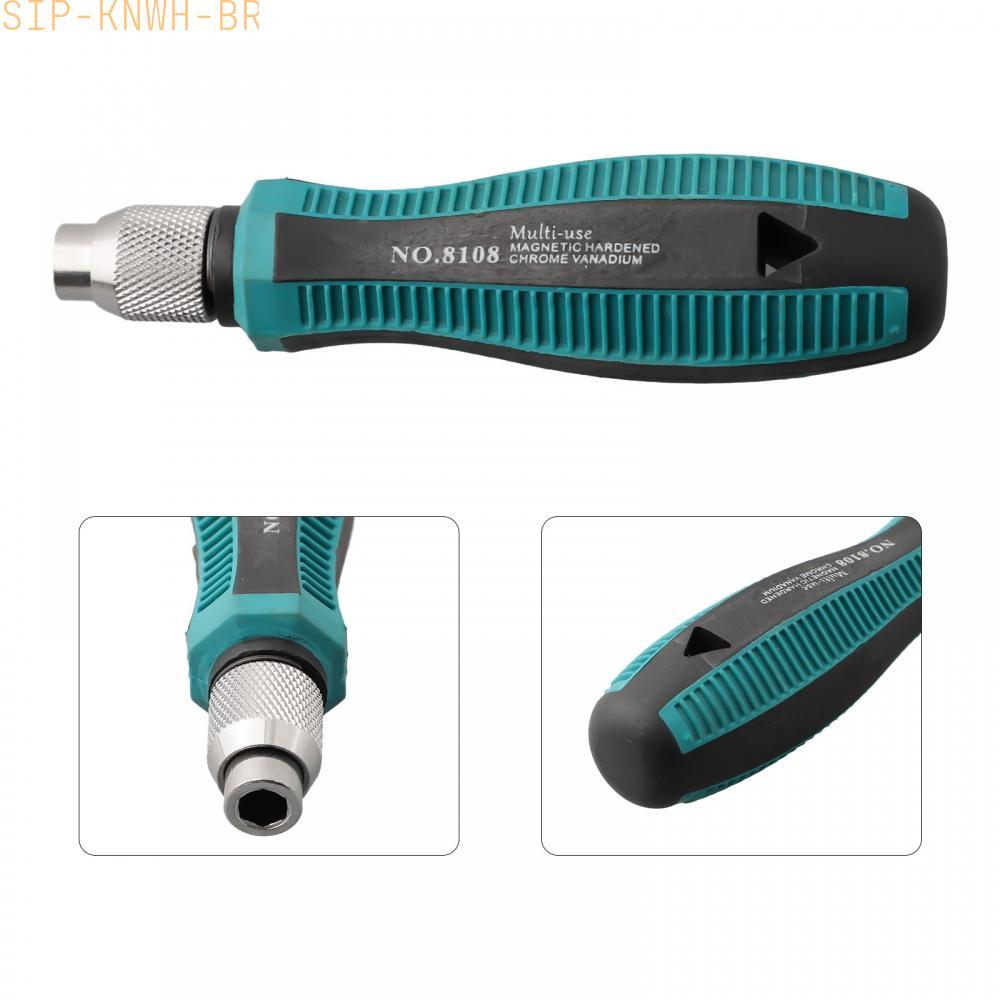 [SIP-KNWH-BR]Professional Quality Hex Selflocking Adapter Screwdriver Handle for Home Repairs-New In 11-