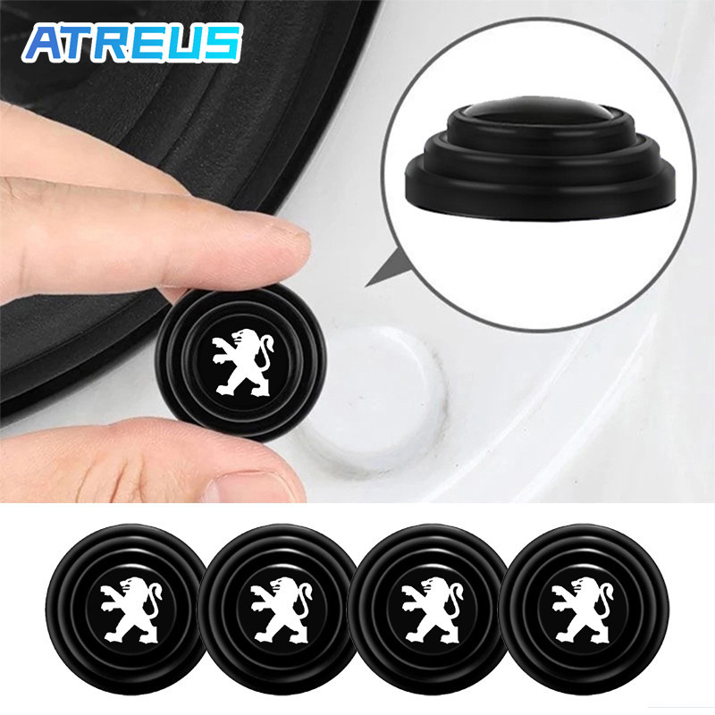 4/8/12 Pcs Peugeot Junta De Amortecedor De Choque Para Carro Sonoro De Borracha Porta 206 208 207 307 308 2008 3008 508 408 5008 406