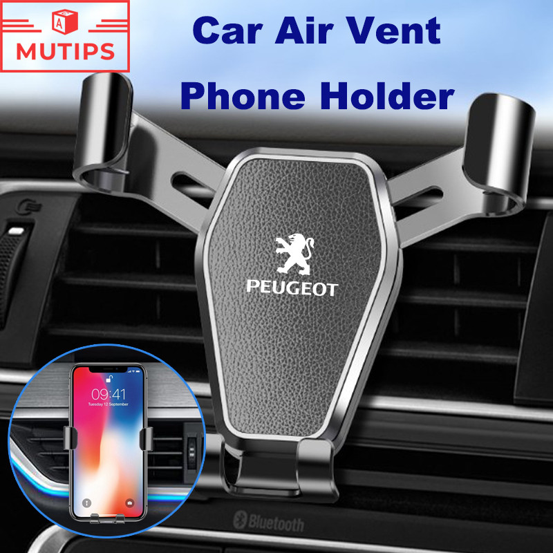 Peugeot Universal Carro Suporte Do Telefone Móvel Saída De Ar Navegação De Isolamento Térmico Fixo Para 206 208 207 307 308 2008 3008 508 408 5008 406