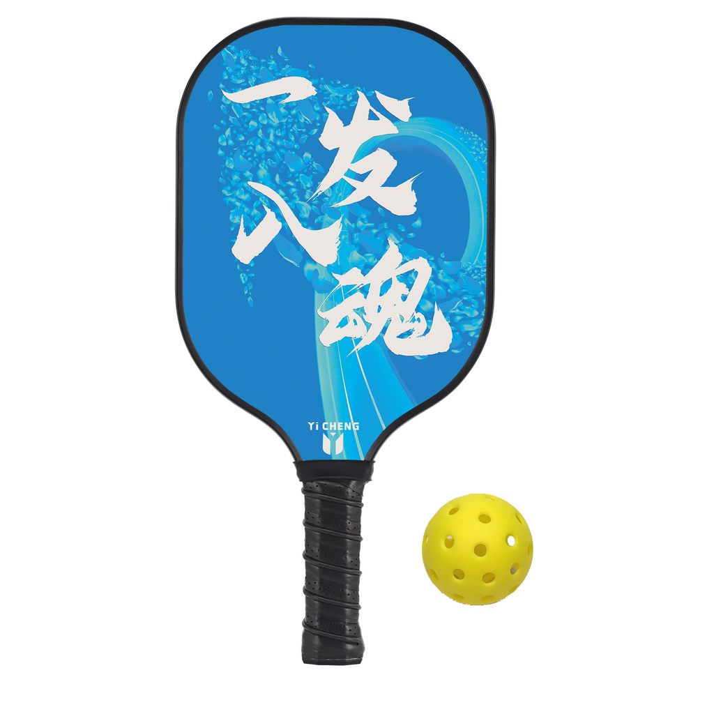 YiCHENG raquete picklebal picklebal fibra de vidro única Ultra-leve masculino feminino raquete de treinamento de competi