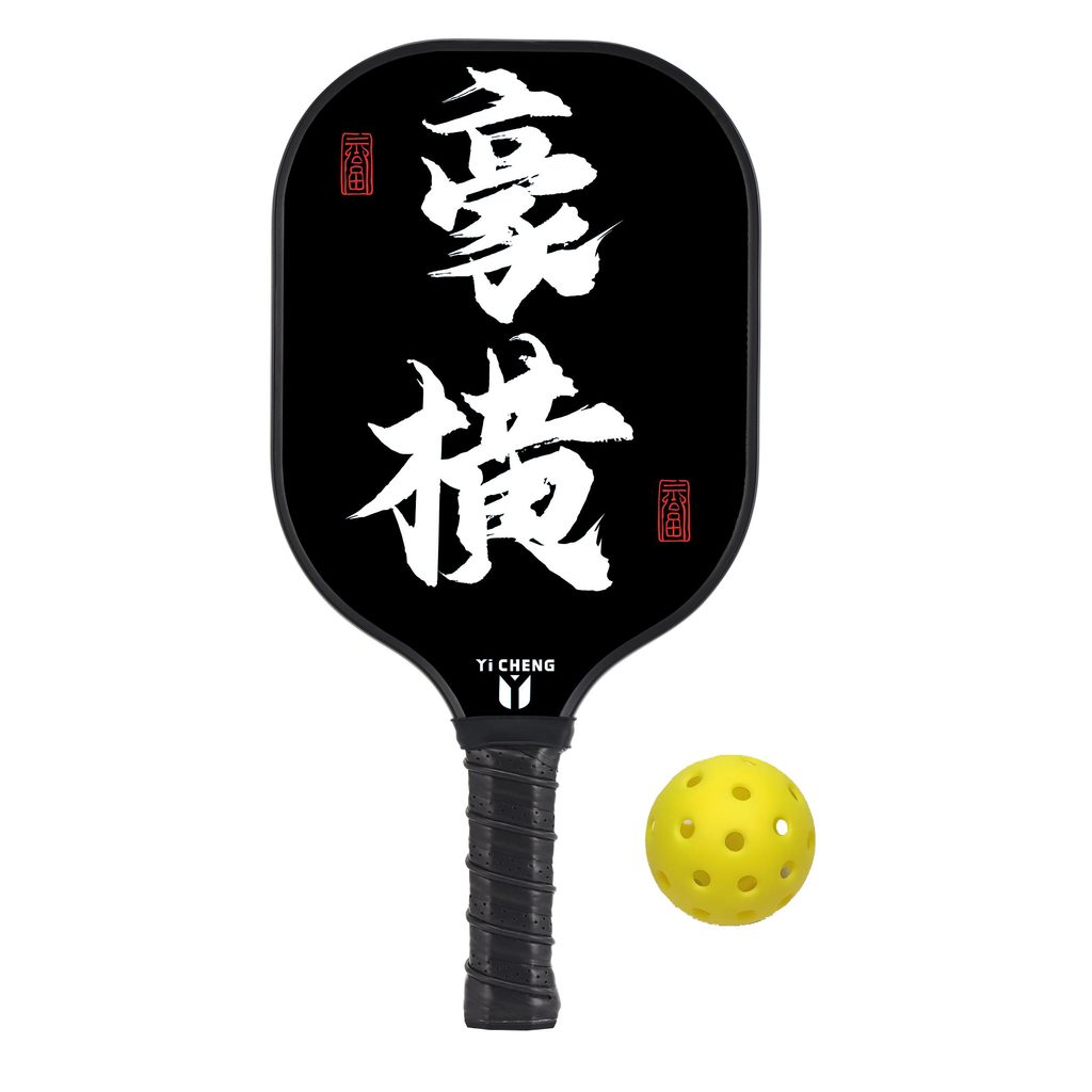 YiCHENG raquete picklebal picklebal fibra de vidro única Ultra-leve masculino feminino raquete de treinamento de competi