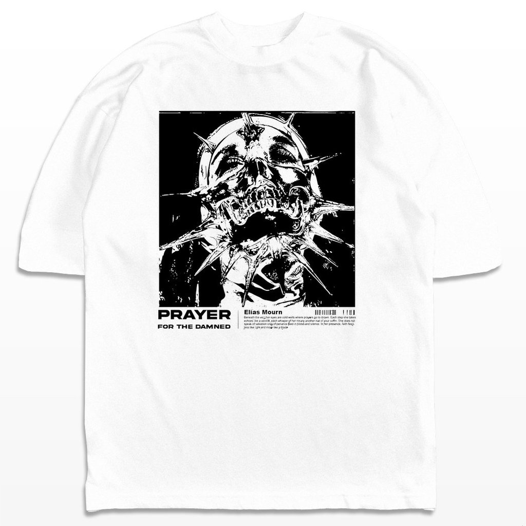 Camiseta Oversized Crown of Blades Streetwear Harajuku Aesthetic Camisa Unissex